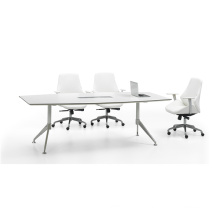 White Wood Panel Meeting Table Office Furniture (FOH-VJH24)